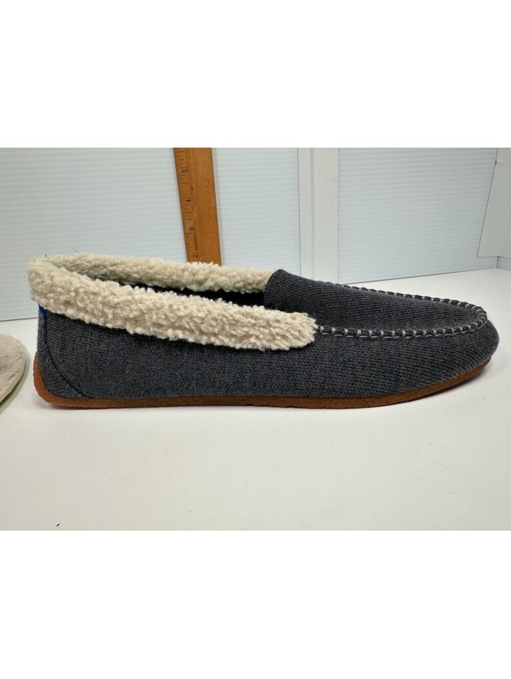 Rothy's Slipper Womens Size 11 The Scuff Gray Merino Wool Casual Slip On Shoes - Picture 7 of 16